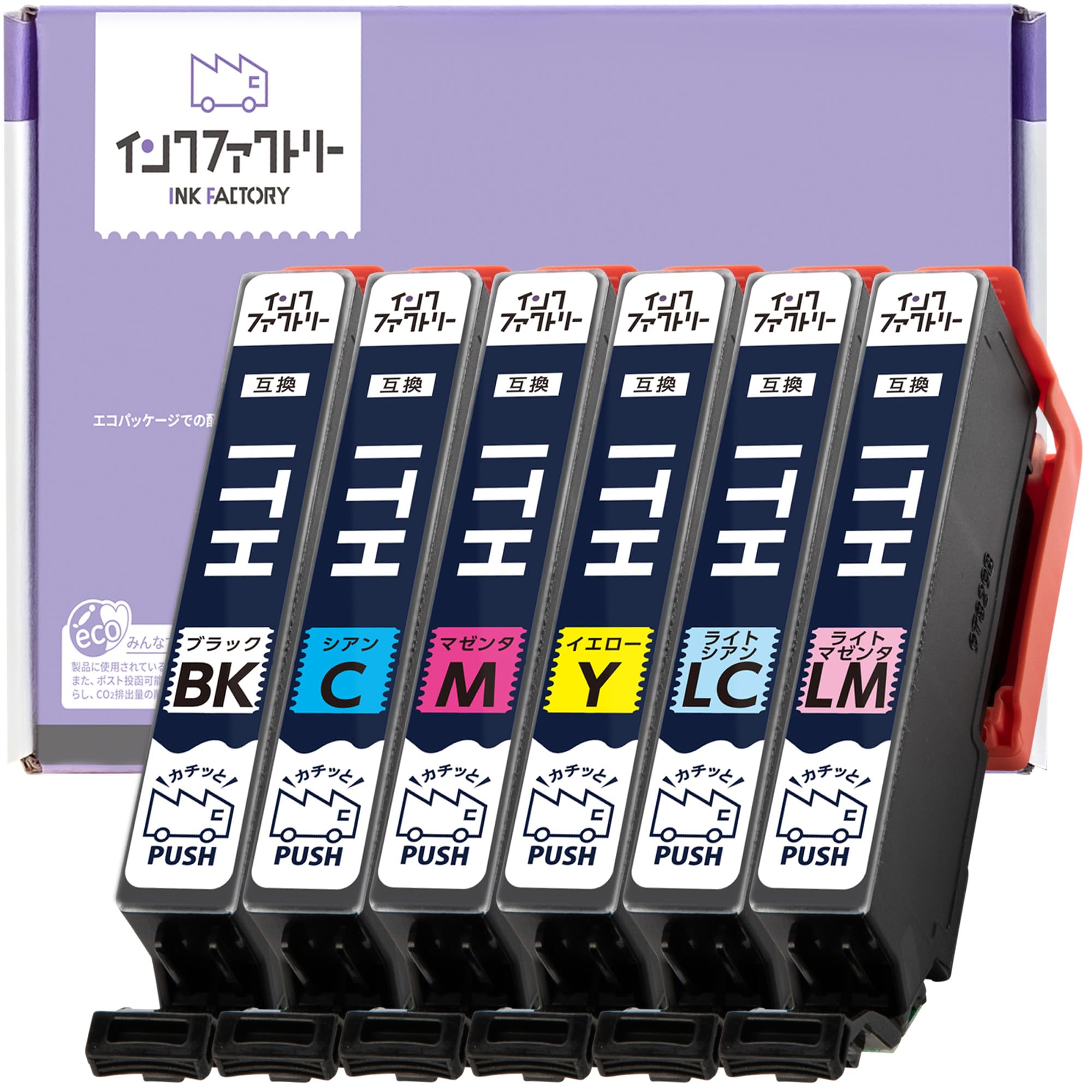 Amazon.co.jp: ITH-6CL イチョウ 6色セット エプソン対応 互換インク